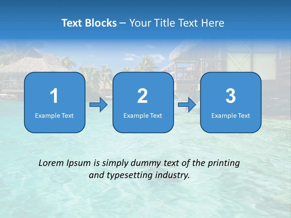 Paradise Palm Hotel PowerPoint Template