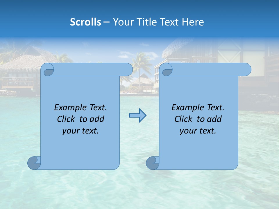 Paradise Palm Hotel PowerPoint Template
