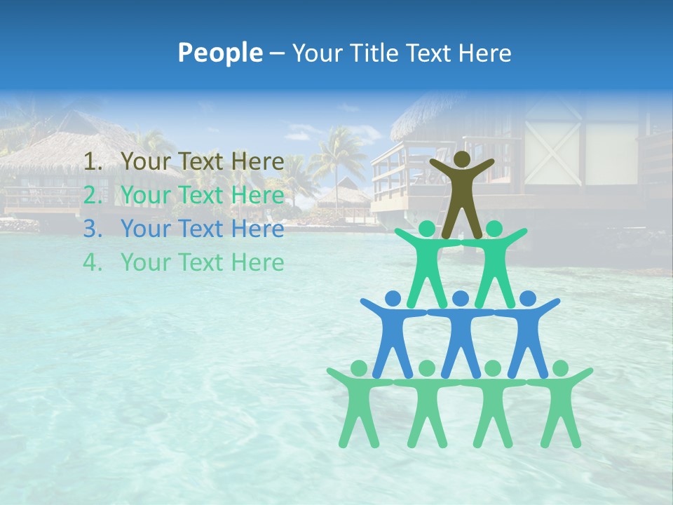 Paradise Palm Hotel PowerPoint Template