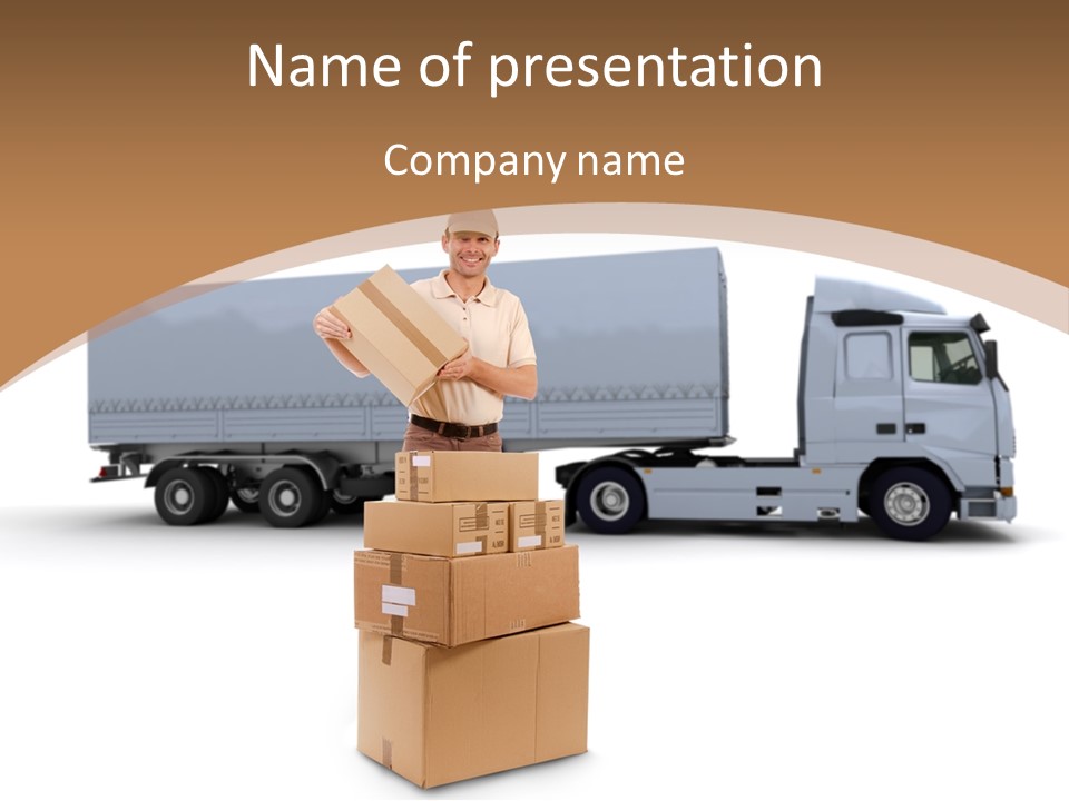 Friendly Cabin Service PowerPoint Template