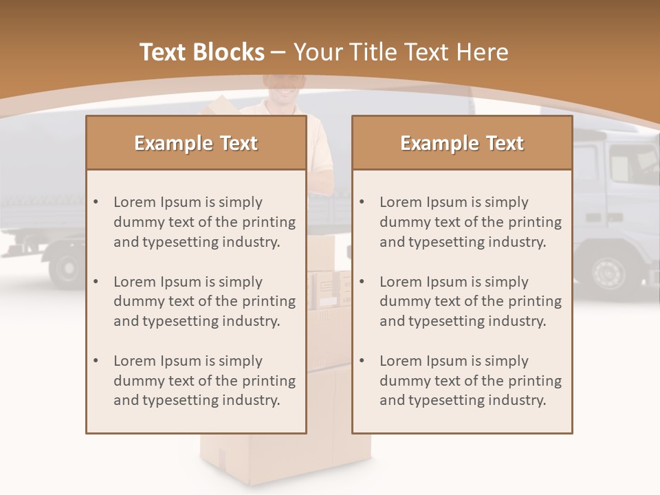 Friendly Cabin Service PowerPoint Template