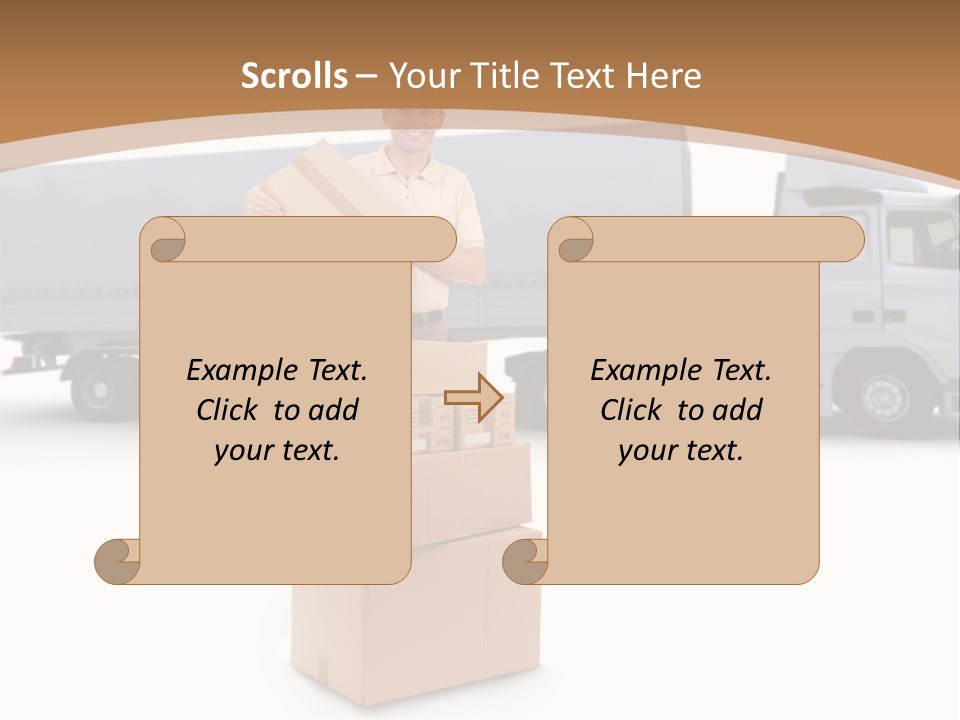 Friendly Cabin Service PowerPoint Template