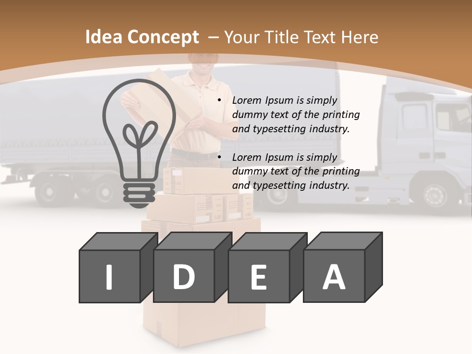 Friendly Cabin Service PowerPoint Template