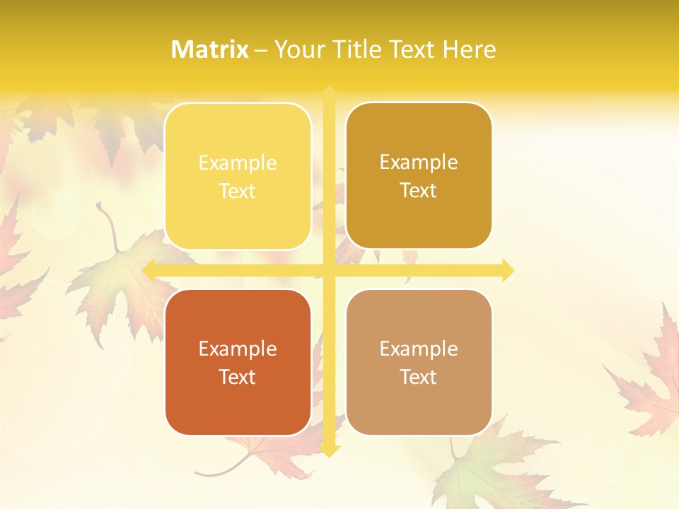 Autumn Season Striped PowerPoint Template