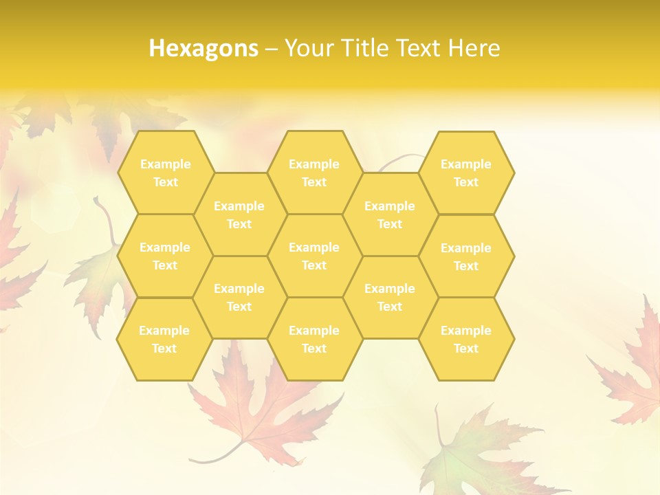 Autumn Season Striped PowerPoint Template