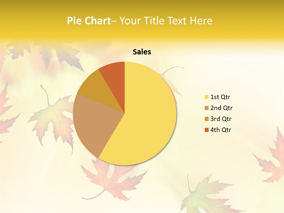 Autumn Season Striped PowerPoint Template