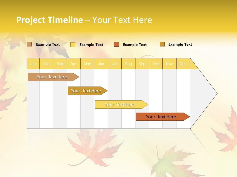 Autumn Season Striped PowerPoint Template