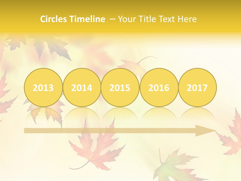 Autumn Season Striped PowerPoint Template