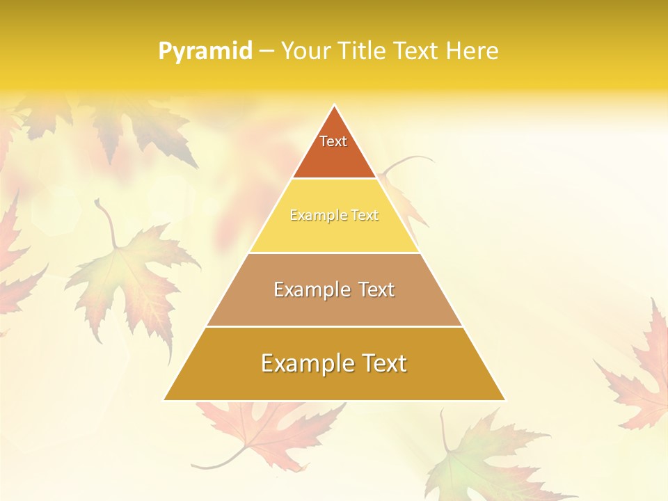 Autumn Season Striped PowerPoint Template