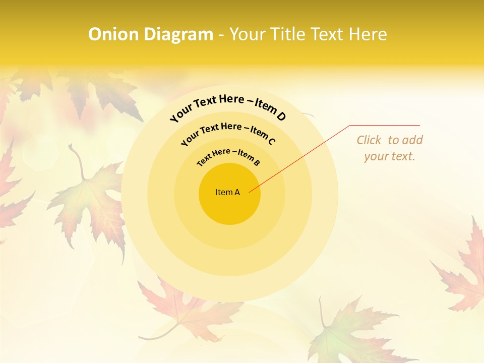 Autumn Season Striped PowerPoint Template