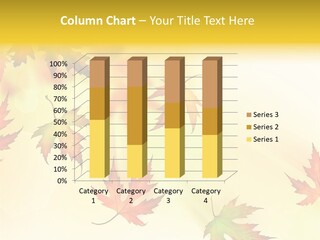 Autumn Season Striped PowerPoint Template