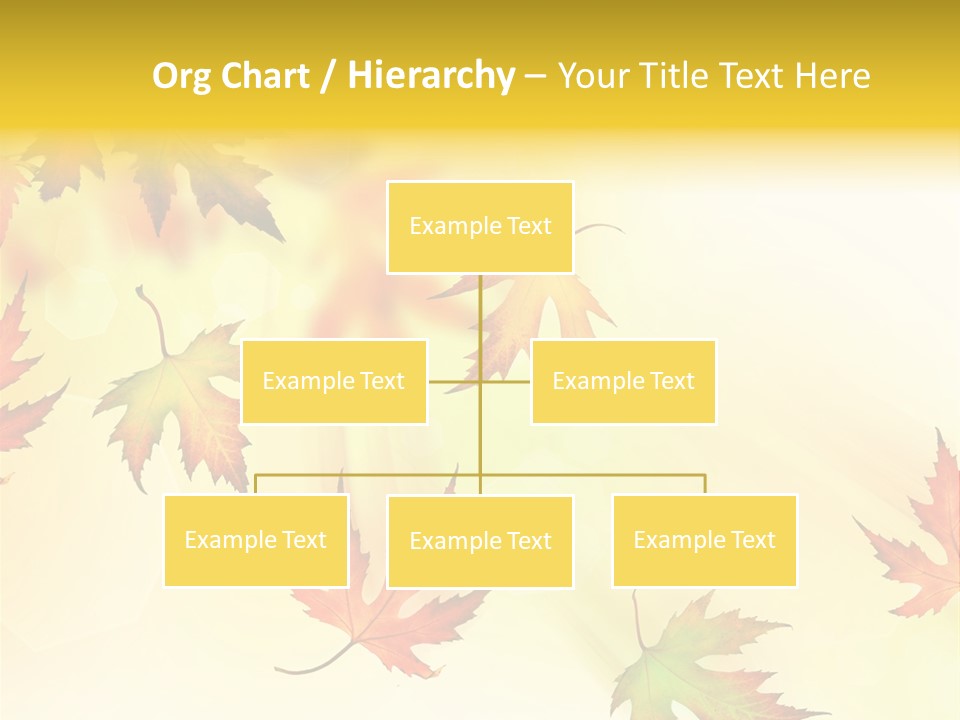 Autumn Season Striped PowerPoint Template