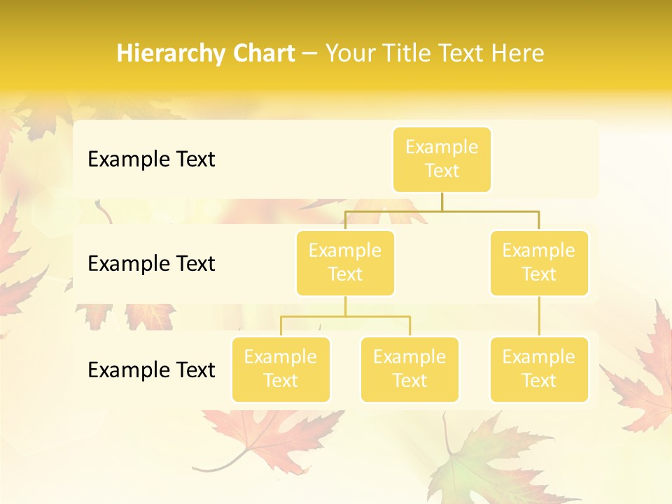 Autumn Season Striped PowerPoint Template