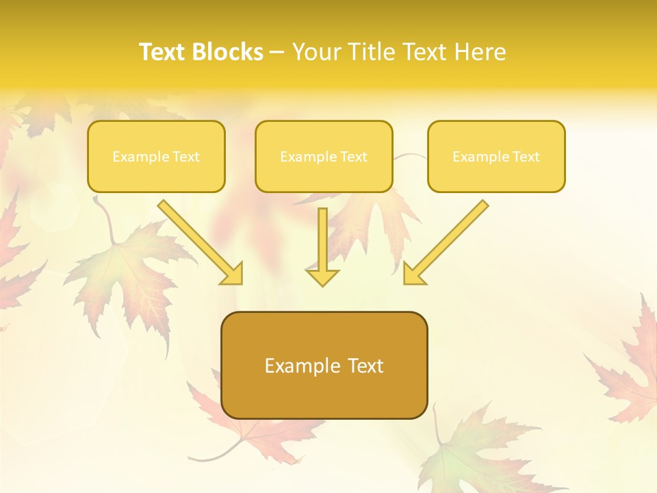 Autumn Season Striped PowerPoint Template