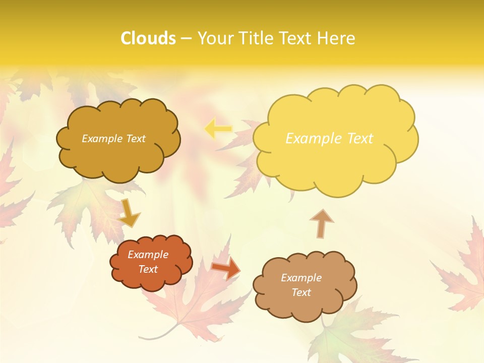 Autumn Season Striped PowerPoint Template