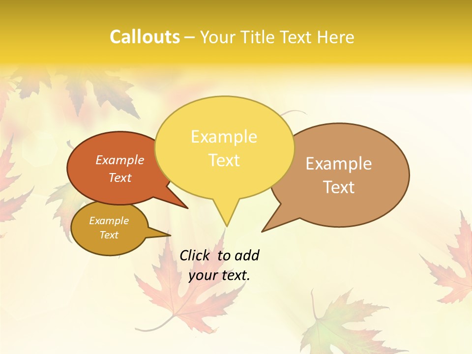 Autumn Season Striped PowerPoint Template