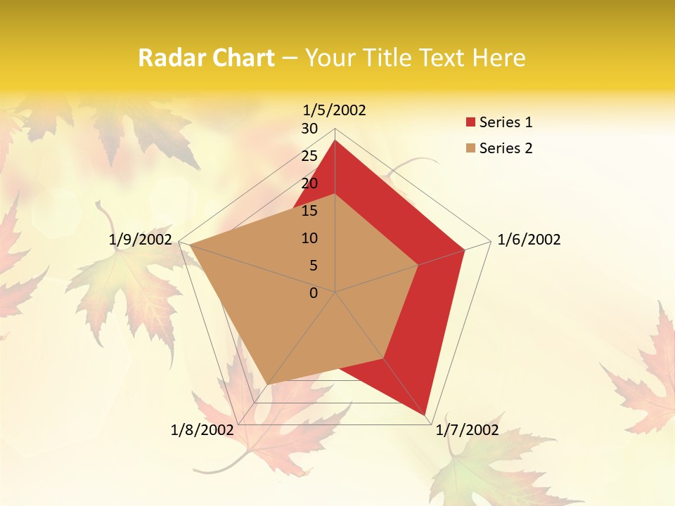 Autumn Season Striped PowerPoint Template