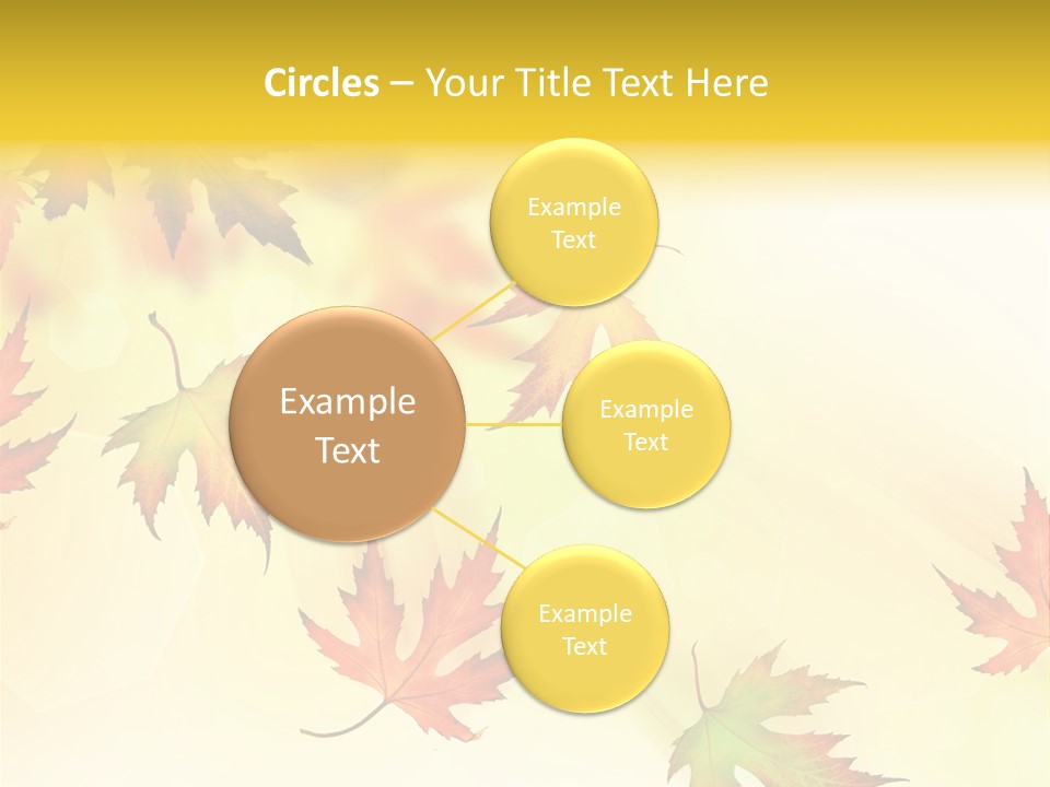 Autumn Season Striped PowerPoint Template