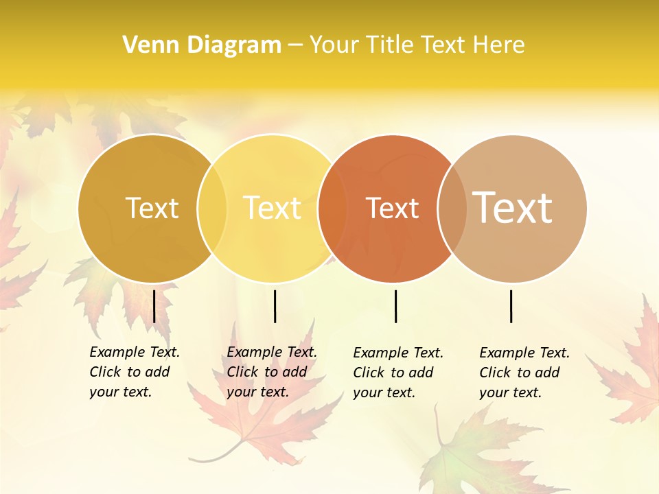 Autumn Season Striped PowerPoint Template
