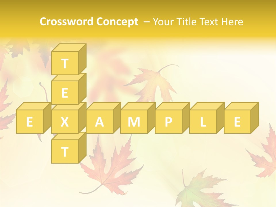 Autumn Season Striped PowerPoint Template