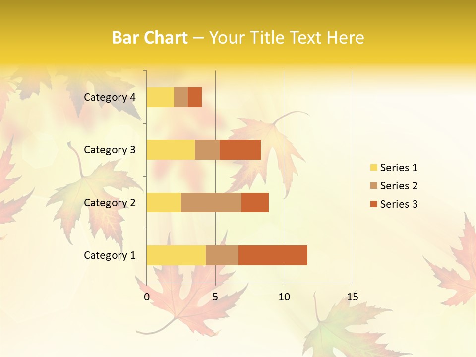 Autumn Season Striped PowerPoint Template
