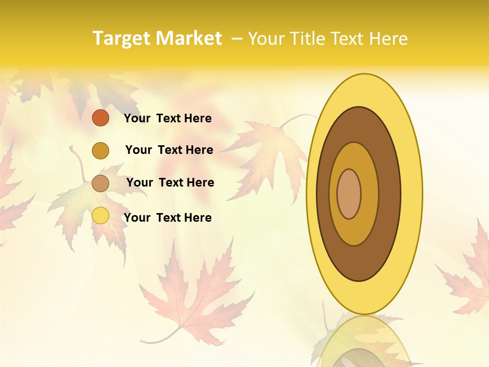 Autumn Season Striped PowerPoint Template