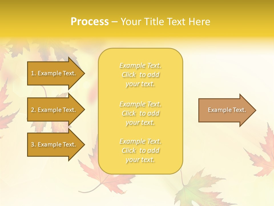 Autumn Season Striped PowerPoint Template