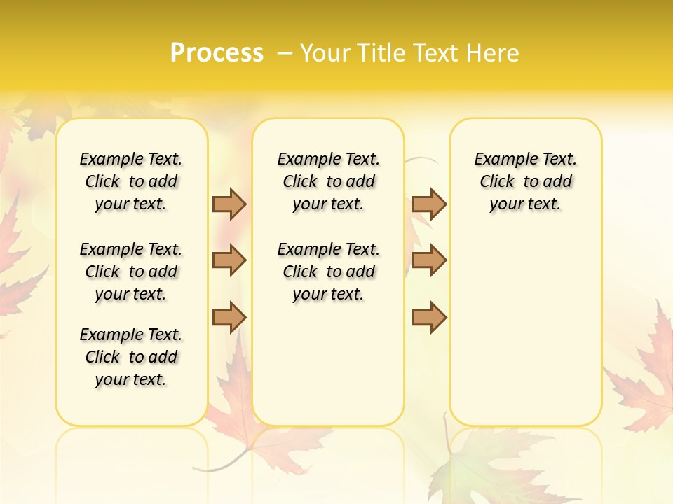 Autumn Season Striped PowerPoint Template
