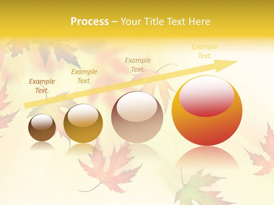 Autumn Season Striped PowerPoint Template