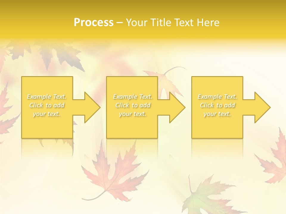 Autumn Season Striped PowerPoint Template