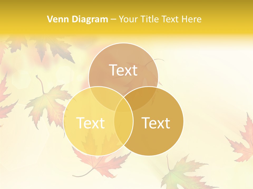 Autumn Season Striped PowerPoint Template