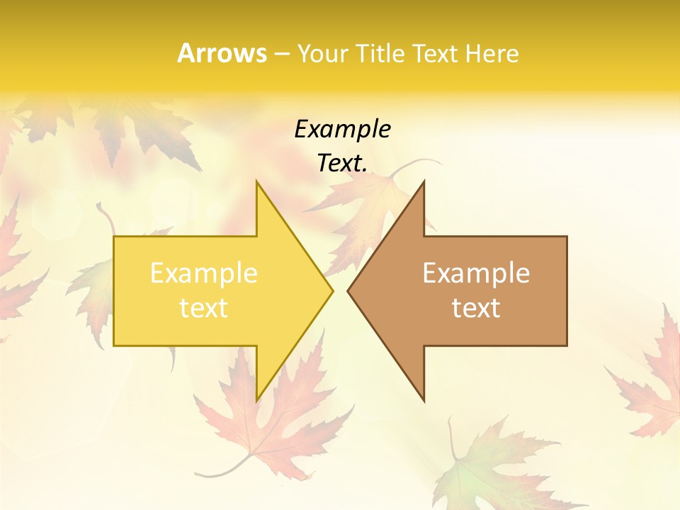 Autumn Season Striped PowerPoint Template