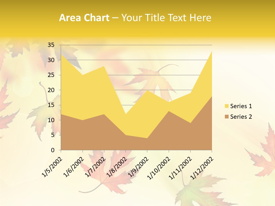 Autumn Season Striped PowerPoint Template