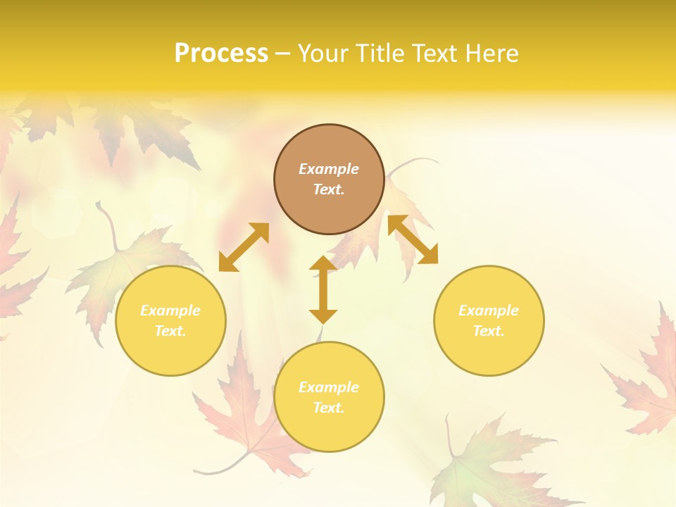 Autumn Season Striped PowerPoint Template