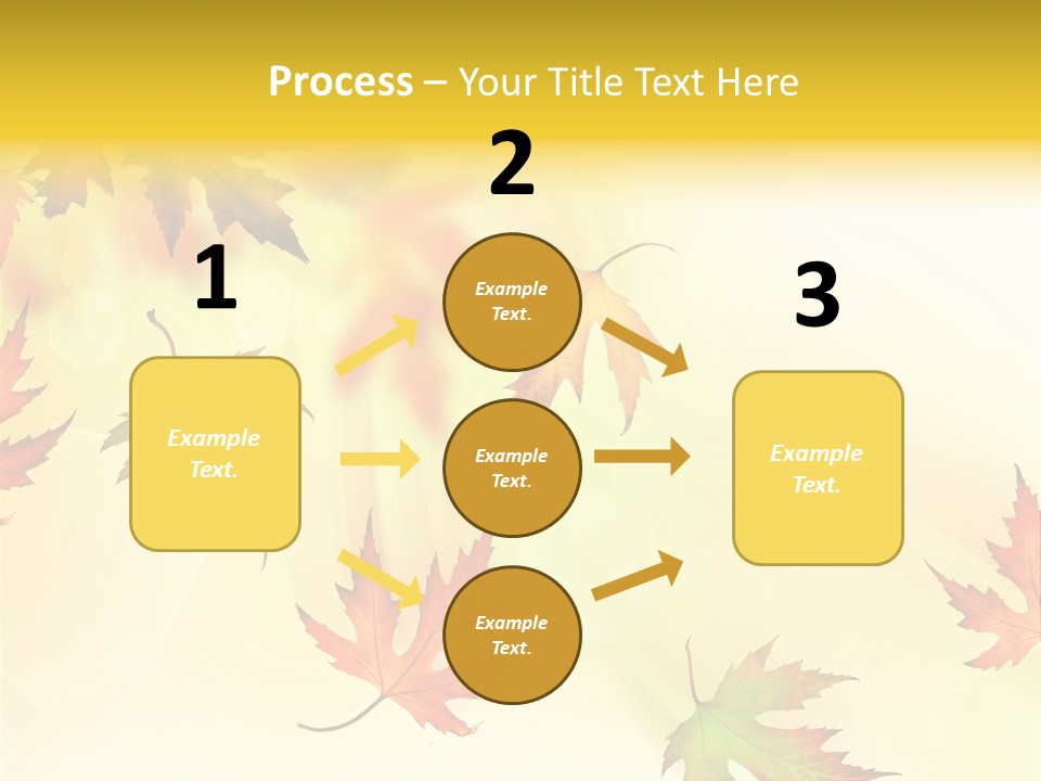 Autumn Season Striped PowerPoint Template