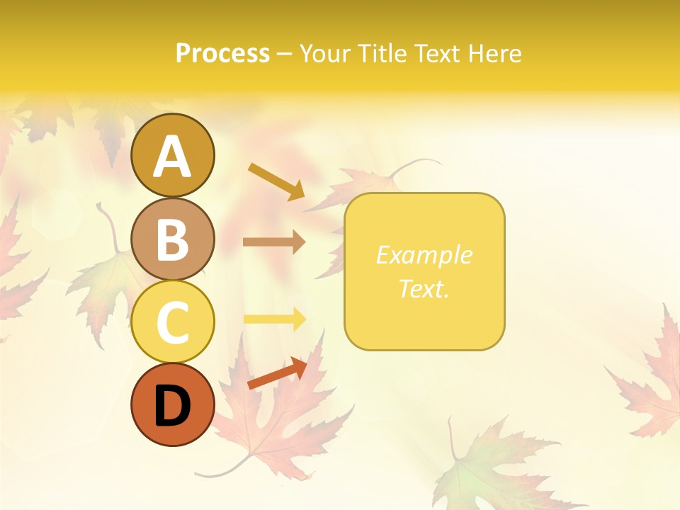 Autumn Season Striped PowerPoint Template