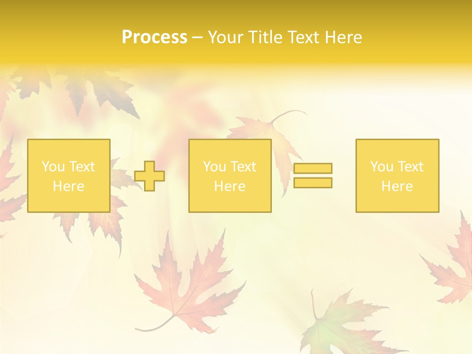 Autumn Season Striped PowerPoint Template