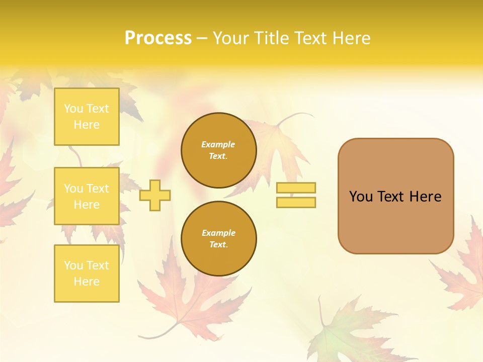 Autumn Season Striped PowerPoint Template