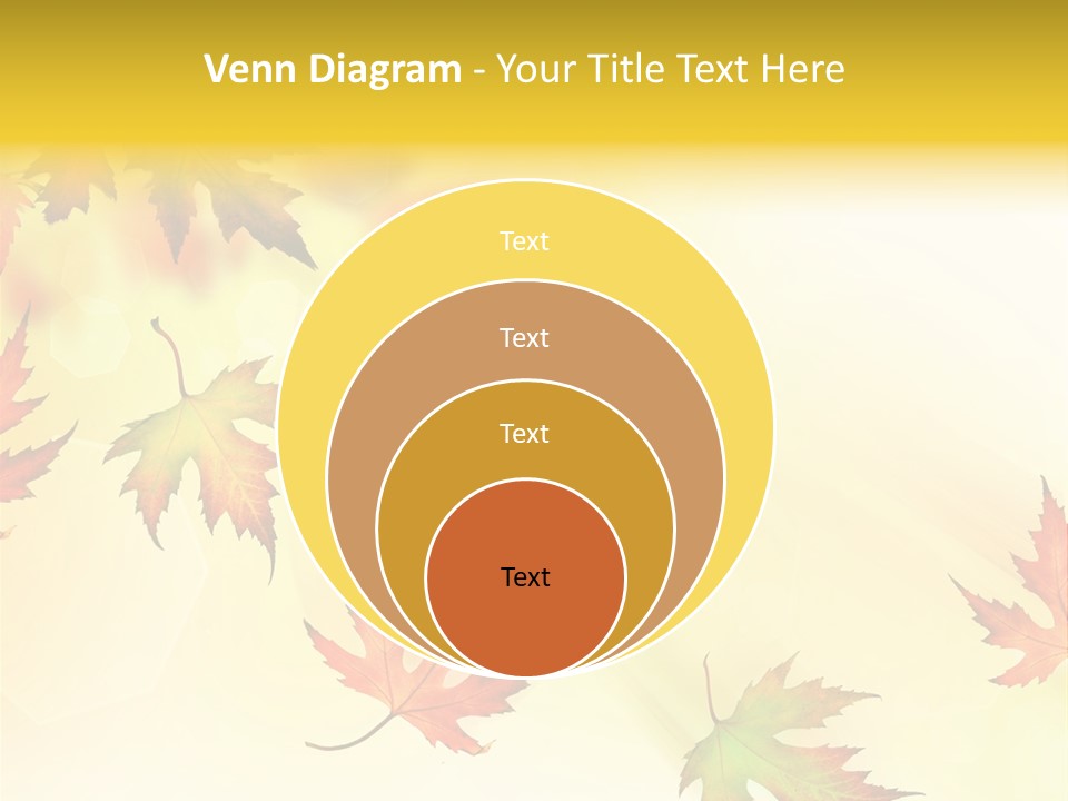 Autumn Season Striped PowerPoint Template