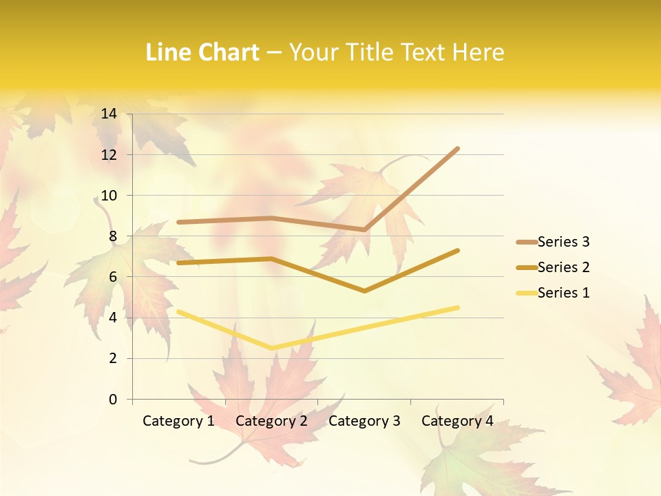 Autumn Season Striped PowerPoint Template