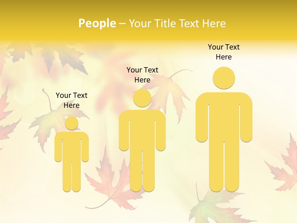 Autumn Season Striped PowerPoint Template