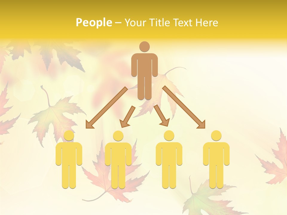 Autumn Season Striped PowerPoint Template