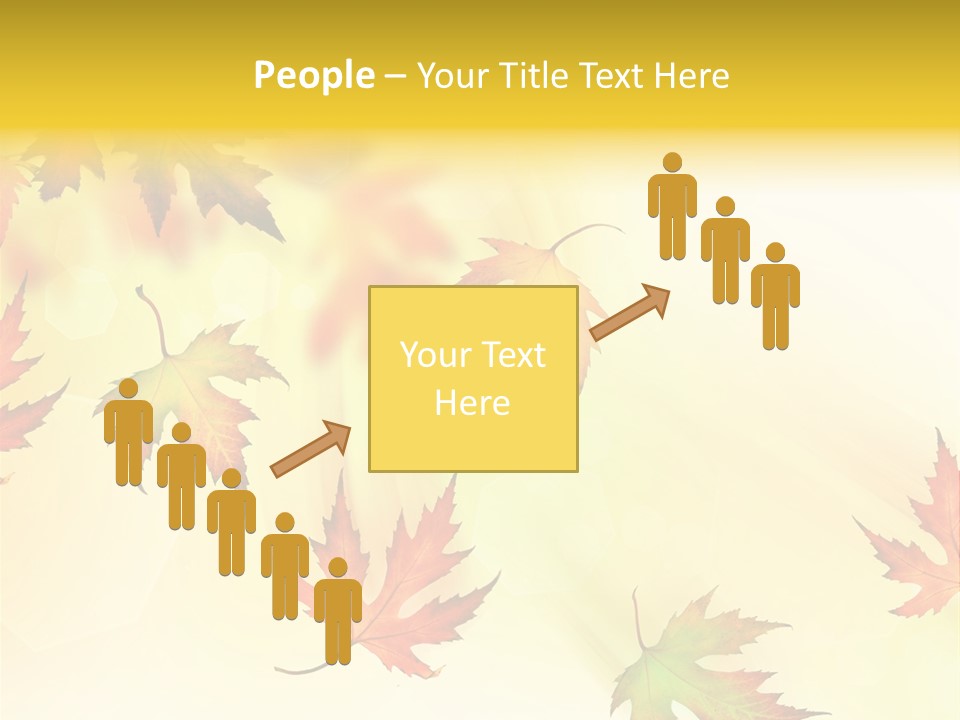 Autumn Season Striped PowerPoint Template