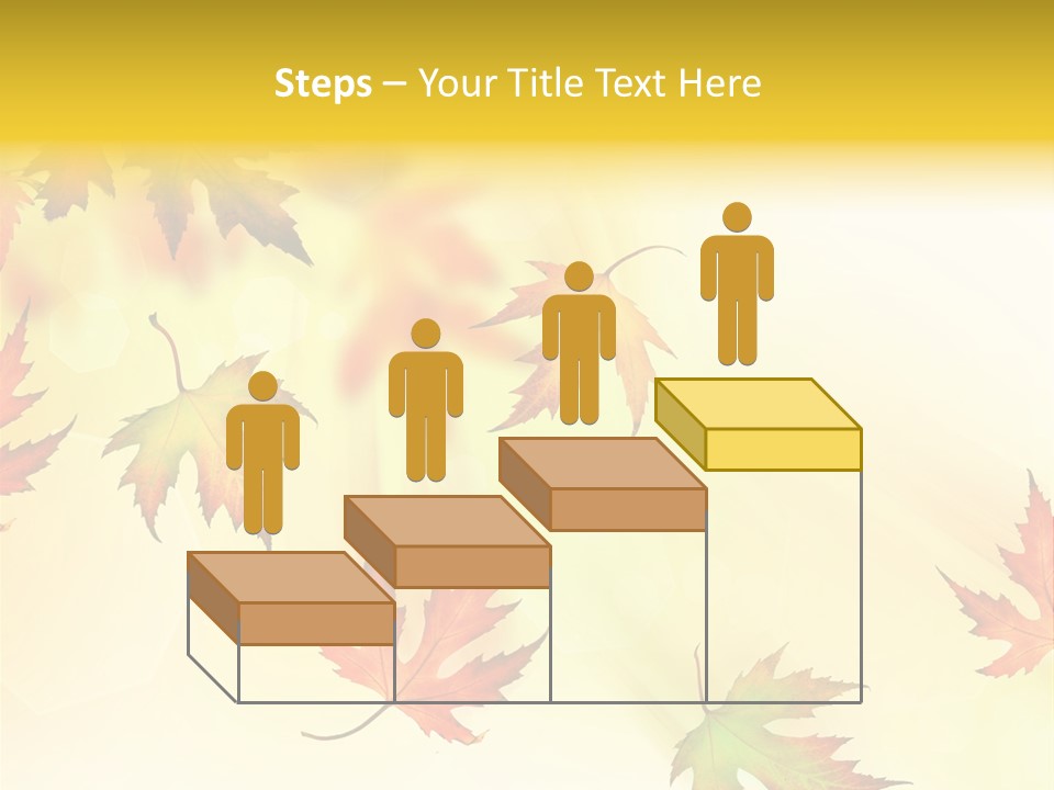 Autumn Season Striped PowerPoint Template