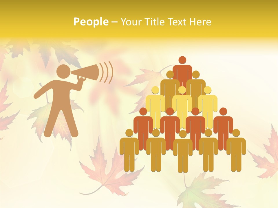 Autumn Season Striped PowerPoint Template