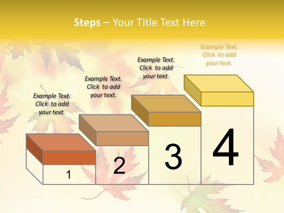 Autumn Season Striped PowerPoint Template