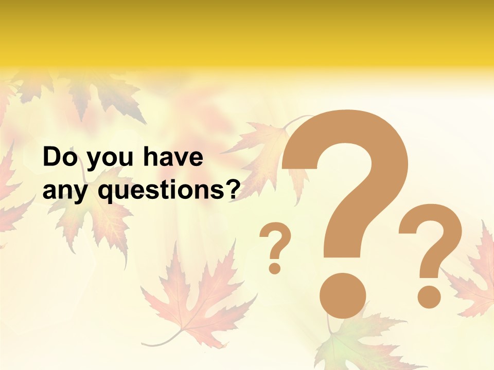 Autumn Season Striped PowerPoint Template