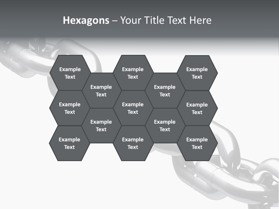 Shiny Chain Damaged PowerPoint Template