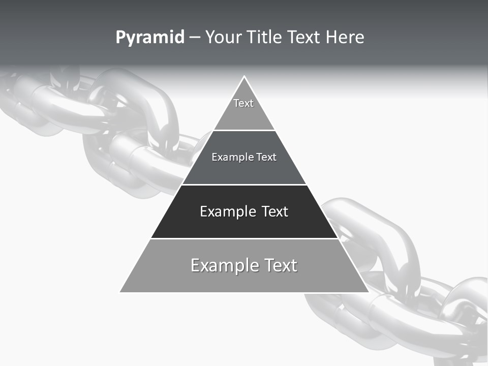 Shiny Chain Damaged PowerPoint Template
