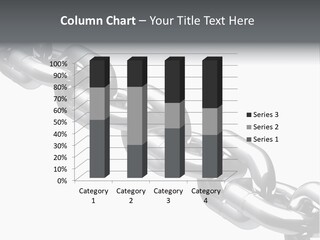 Shiny Chain Damaged PowerPoint Template